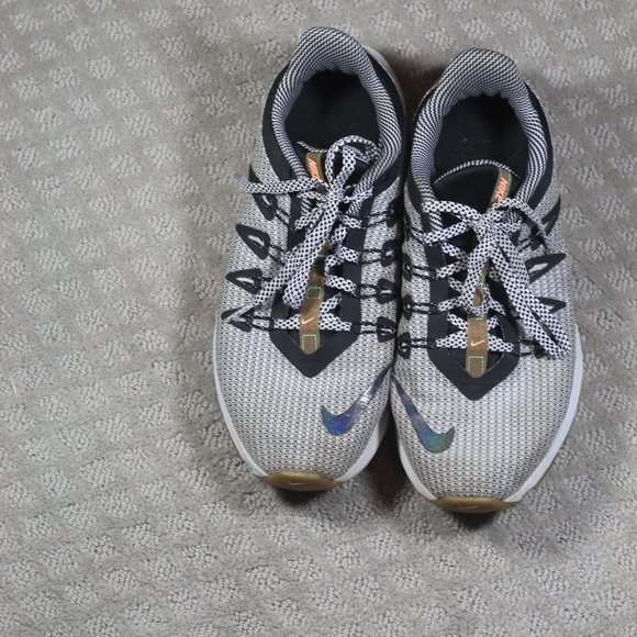 Nike Size 8 Grey & Black Running Shoes B09258-100 - Picture 2 of 7